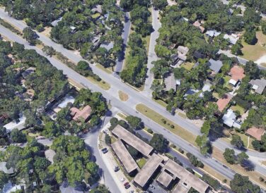 aerial photo Airport Blvd Austin