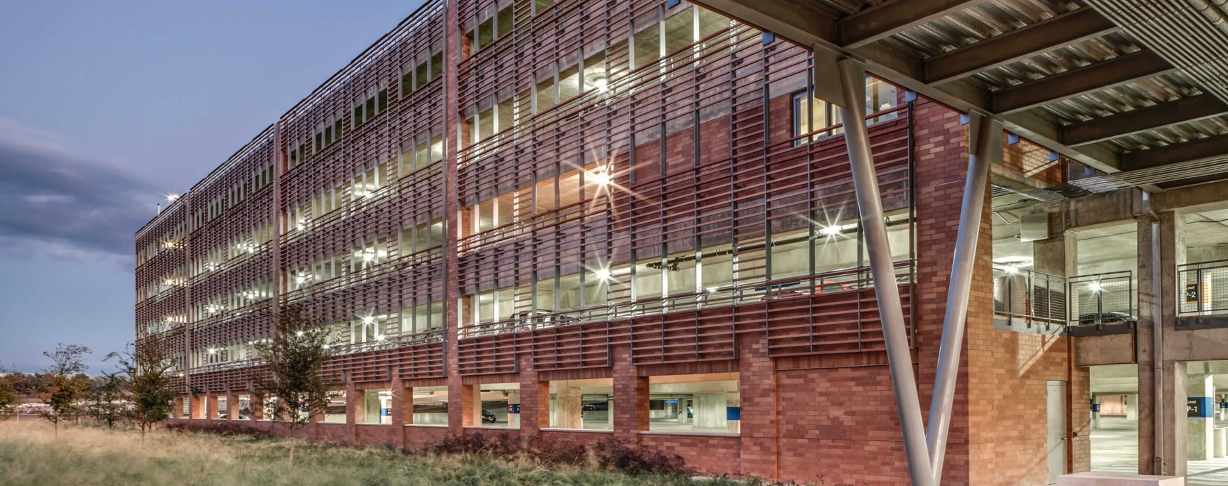 San Antonio Military Medical Center exterior at dusk